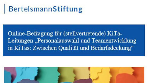 Online-Befragung für (stellvertretende) KiTa-Leitungen