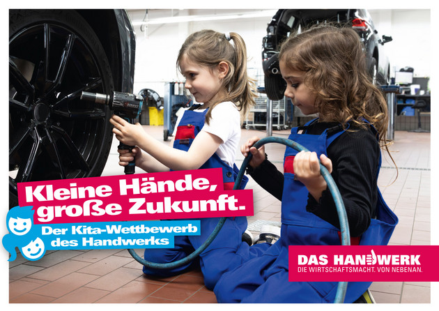 „Kleine Hände, große Zukunft“: Kita-Wettbewerb lädt Kinder ein, die Welt des Handwerks zu entdecken